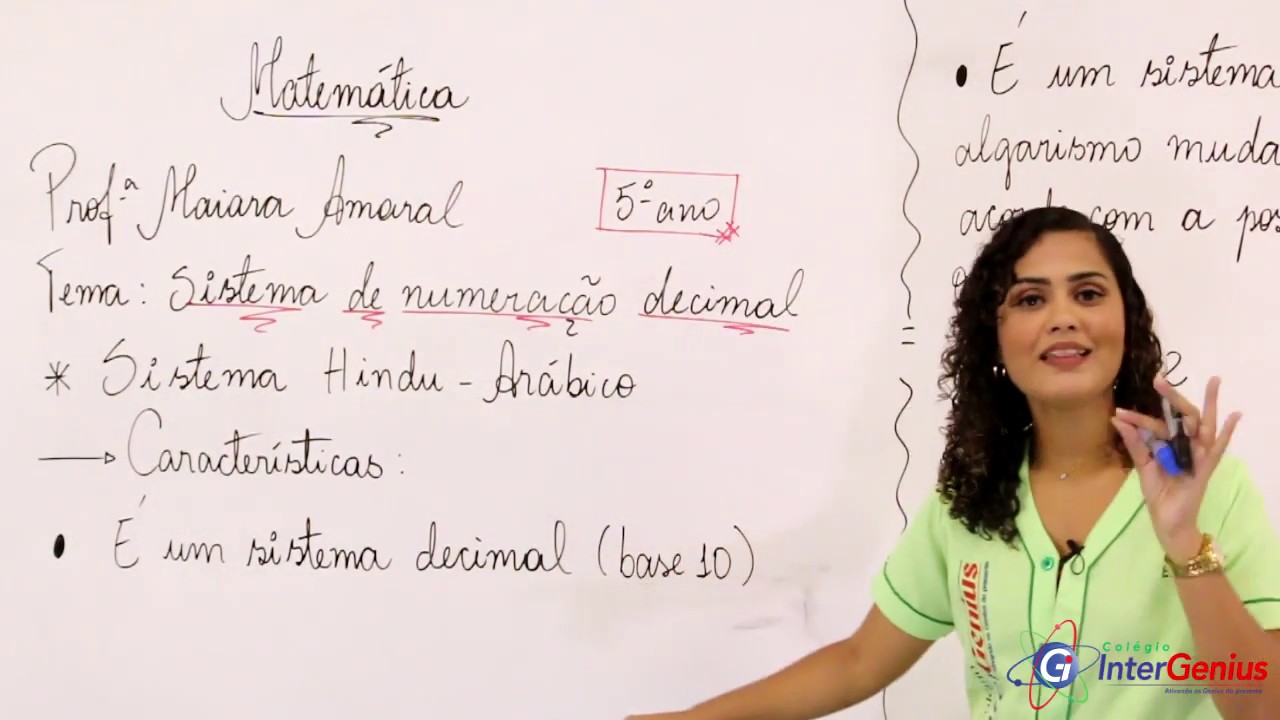 5º ANO - PROFESSORA MAIARA - MATEMÁTICA - SISTEMA DE NUMERAÇÃO DECIMAL