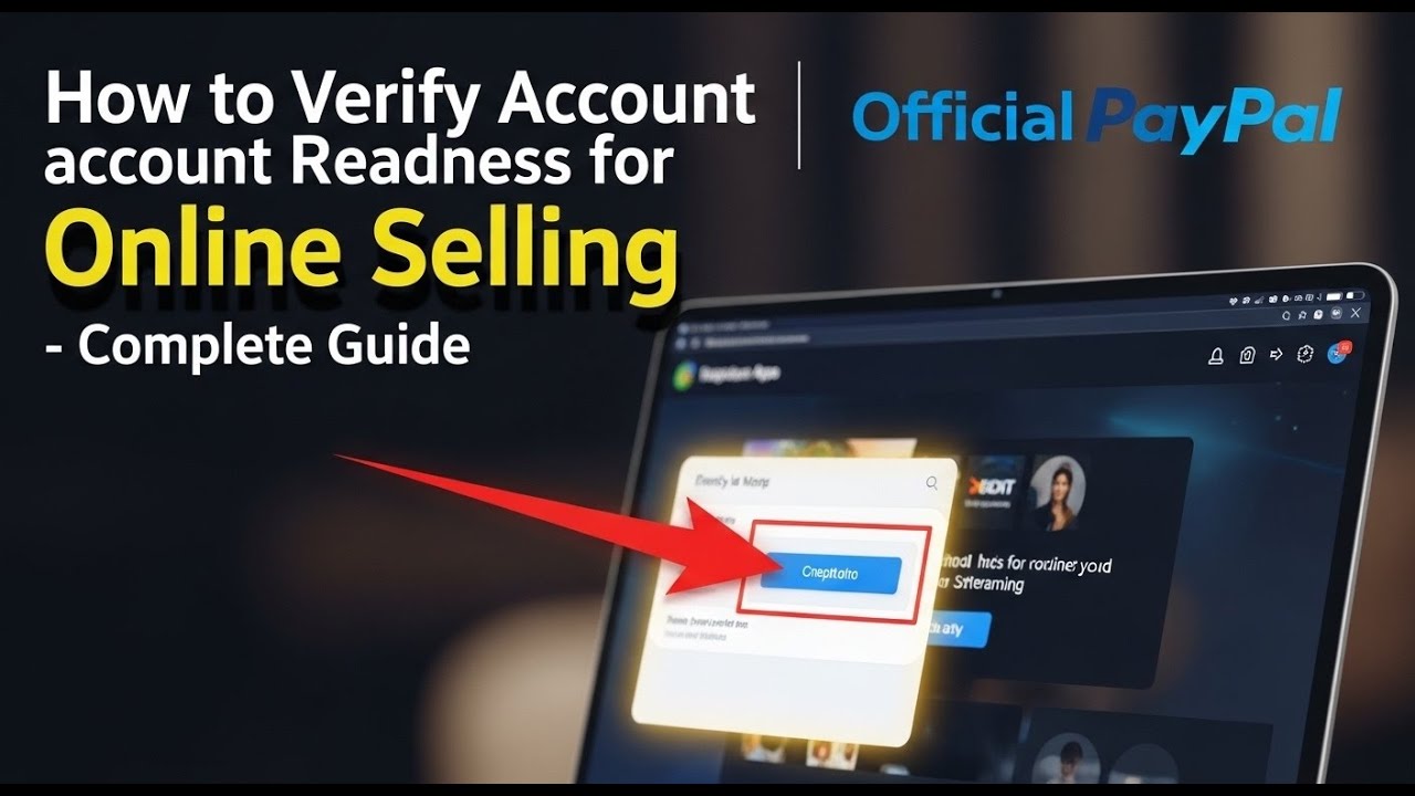 How to verify PayPal account readiness for online selling - Complete Guide