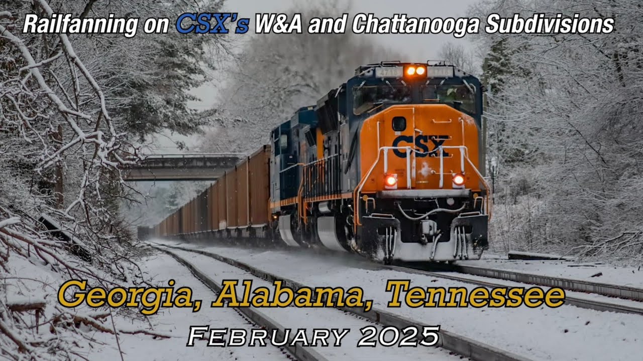 Railfanning on the CSX W&A and Chattanooga subs