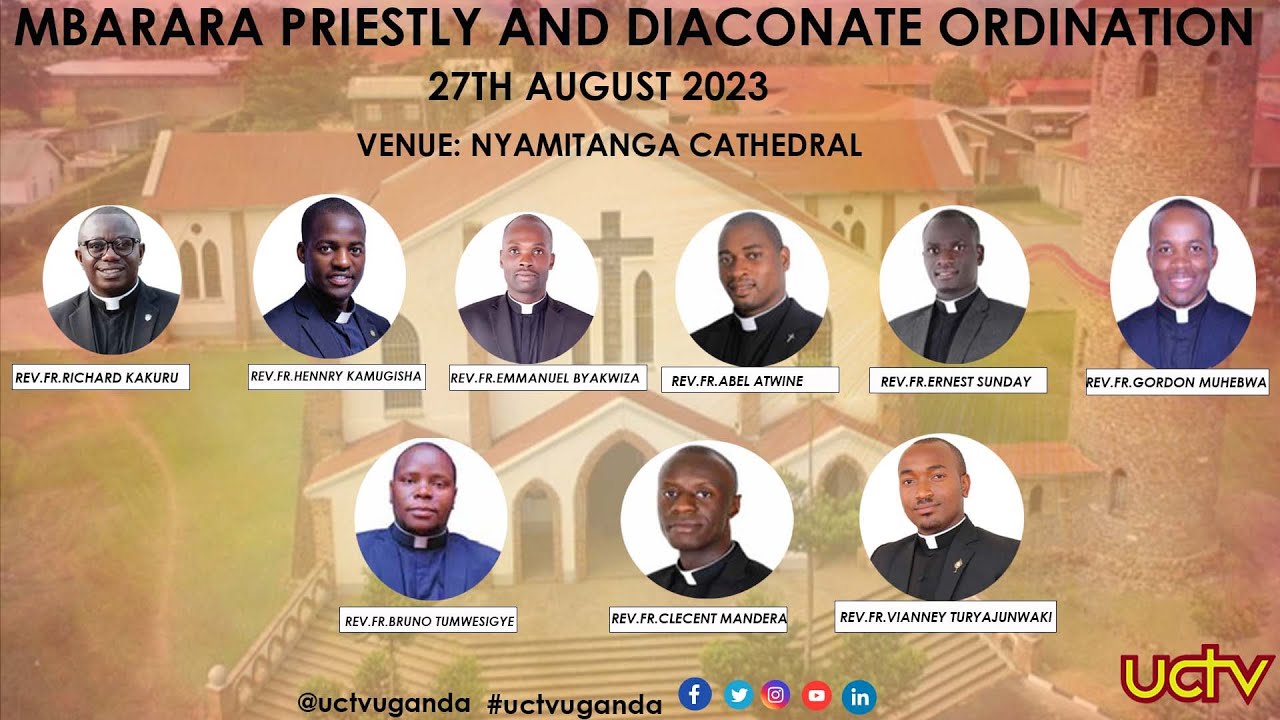 LIVE: Mbarara Archdiocese Priestly and Diaconate Ordinations  | Nyamitanga PART 1 | 27th Aug 2023