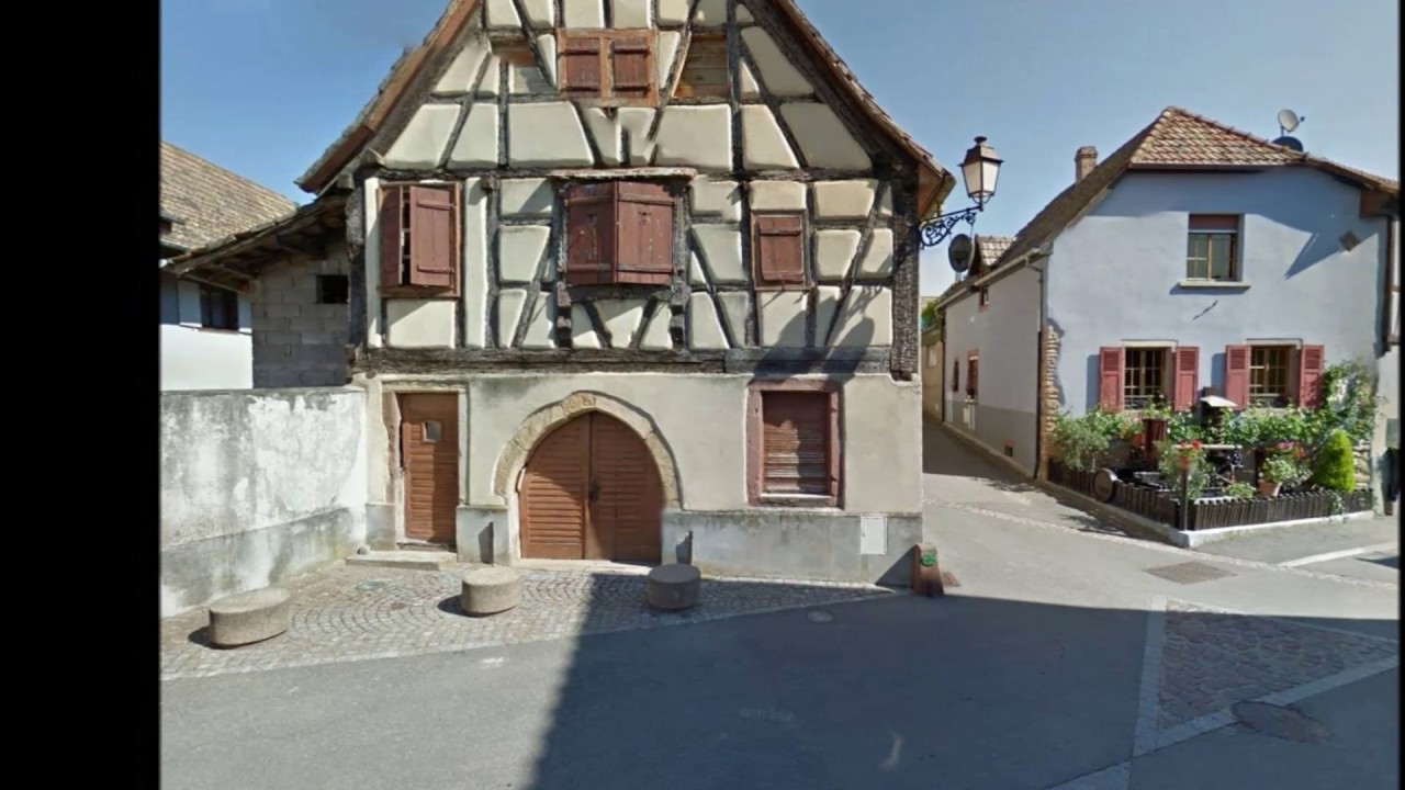 Wettolsheim, l'Alsace des colombages, et maisons à couleurs gaies