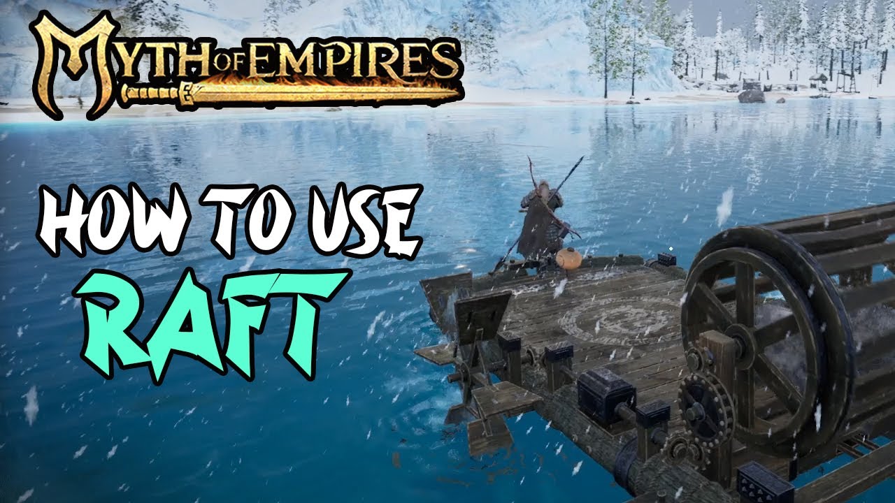 Myth of Empires fast travel between islands with a raft