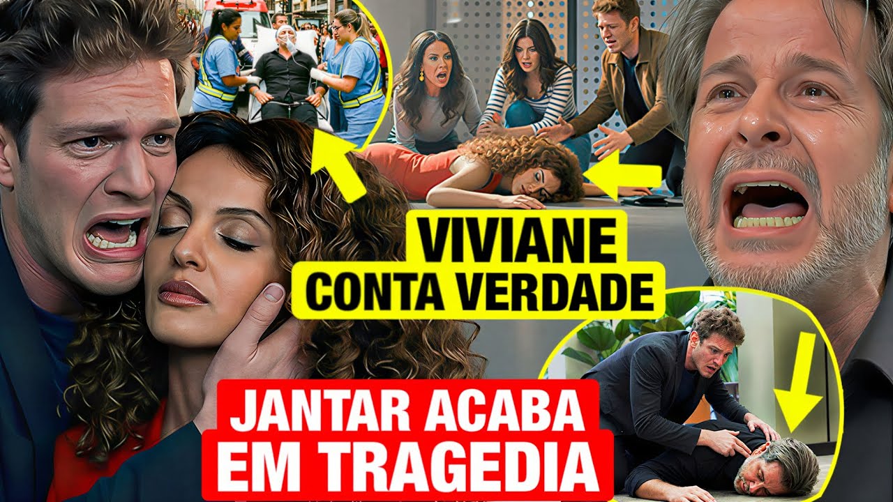TRÊS GRAÇAS: SÁBADO 24/01 - VIVIANE CONTA VERDADE E FERETE FAZ 1 COISA CHOCANTE - NOVELA TRÊS GRAÇAS