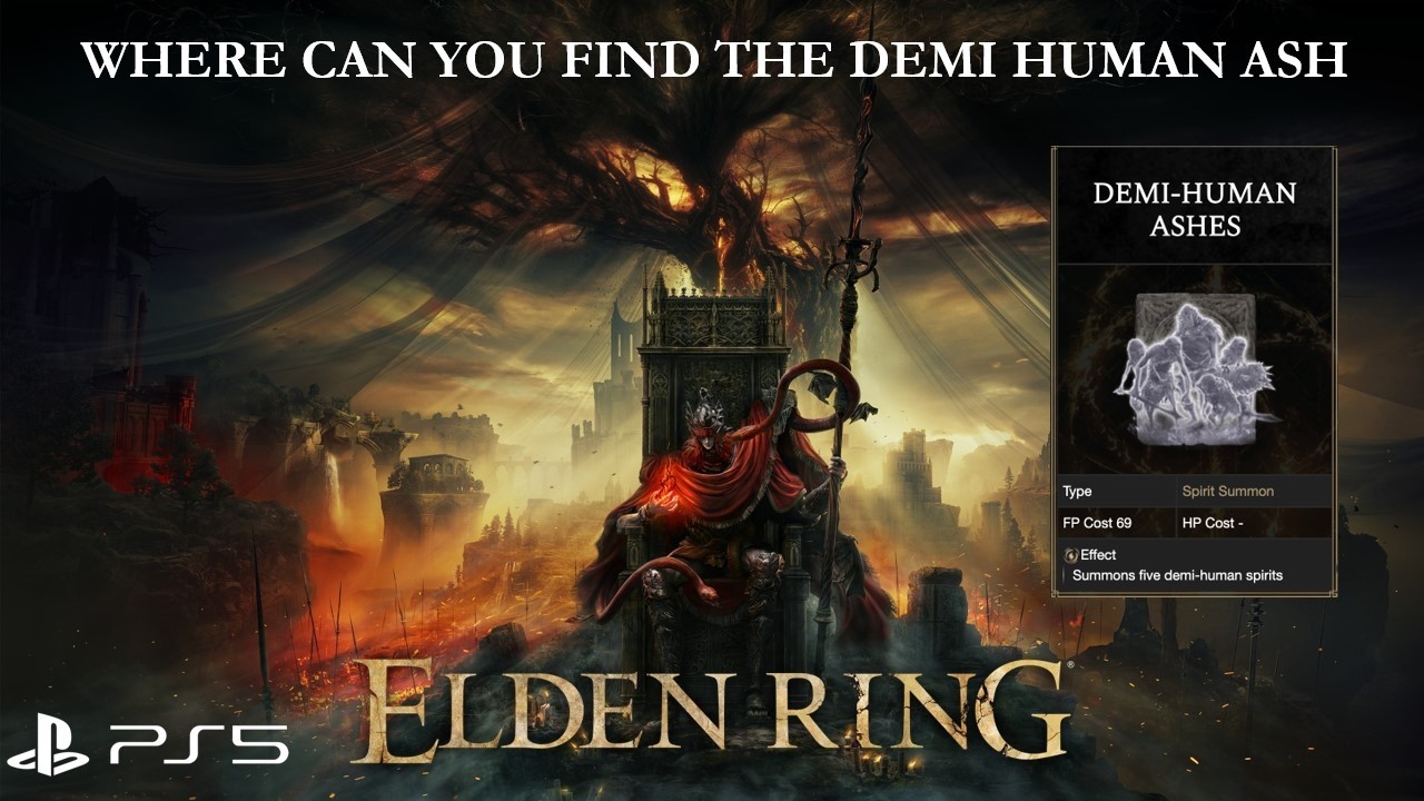 How and Where To Get The Demi Human Ashes - Elden Ring | PS5