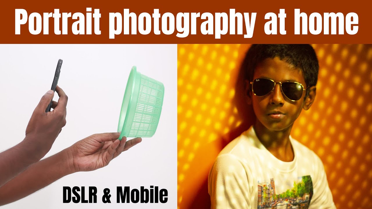 🆕Portrait Photography At Home Ideas-  Home Photography in Tamil- creative shadows 📸