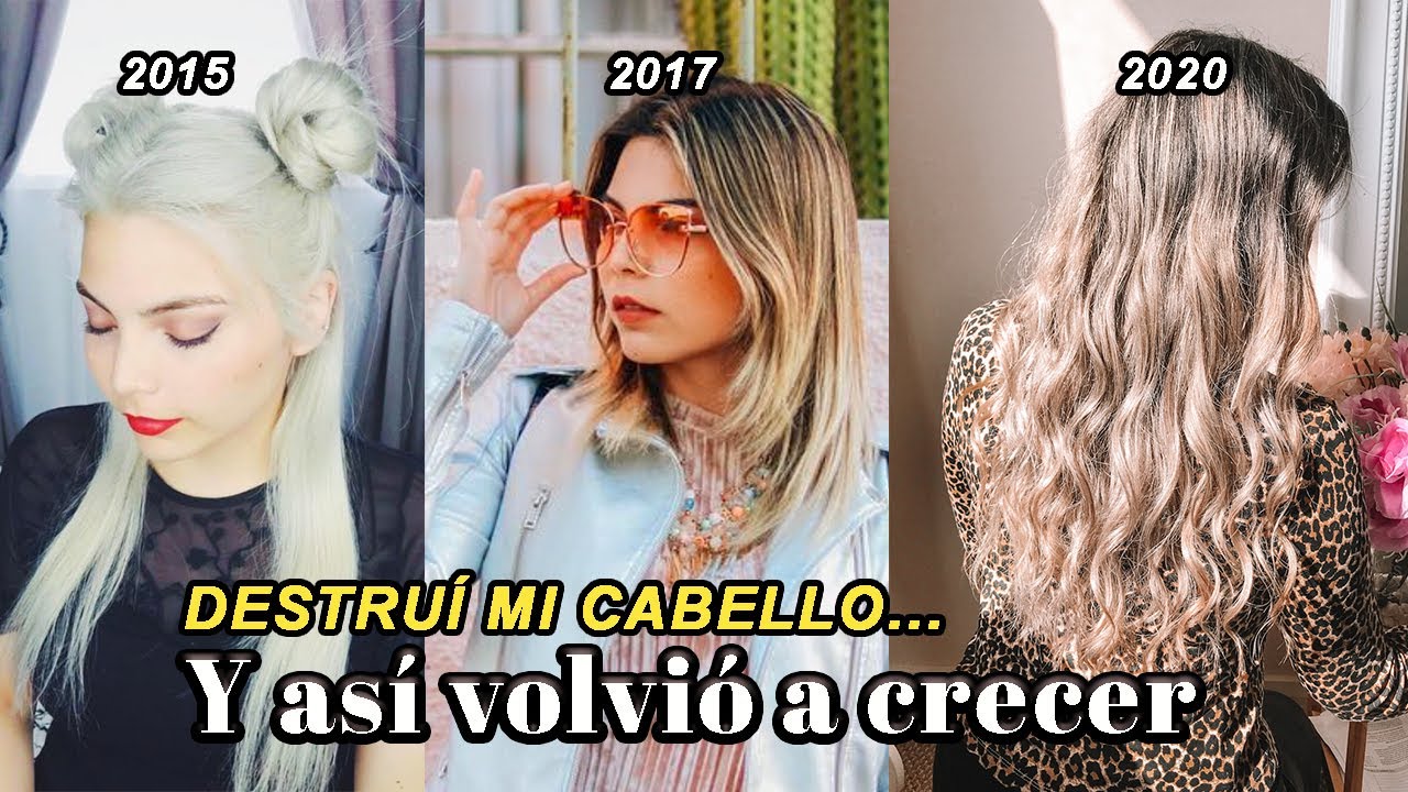DESTRUÍ MI CABELLO Y NO CRECÍA...así lo reparé!