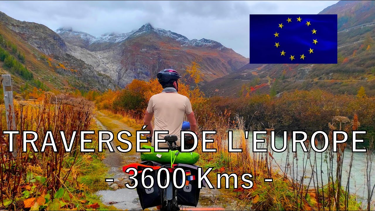 🇪🇺 TRAVERSÉE DE L'EUROPE À VÉLO [EP.1] - Paris - Roumanie - Italie