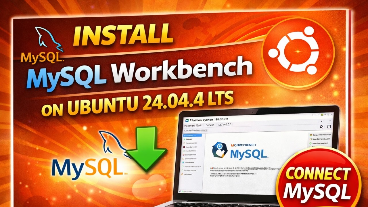 How to Install MySQL Workbench on Ubuntu 24.04.4 LTS and connect MySQL
