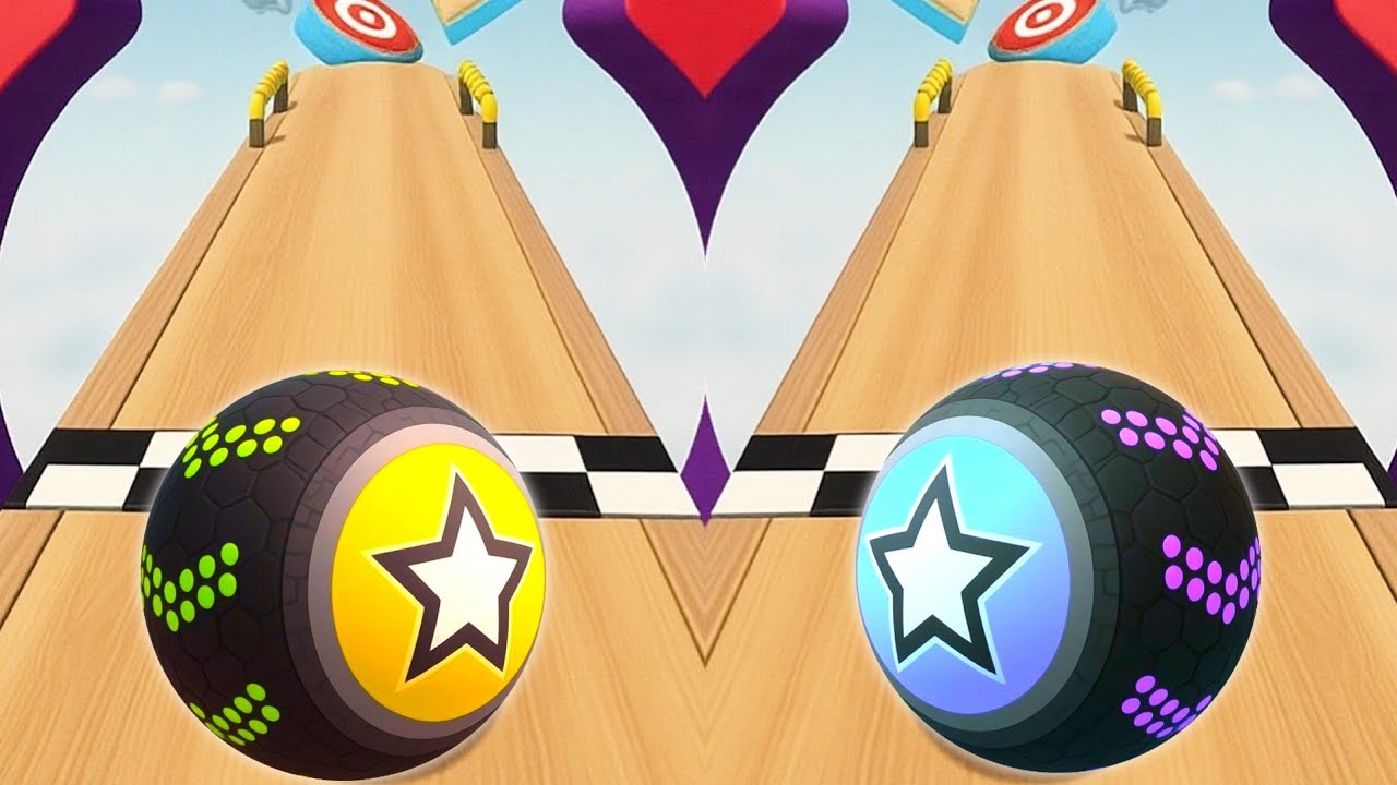 Going Balls, SpeedRun, Going Balls Portal Run Vs Reverse Gameplay Level 1