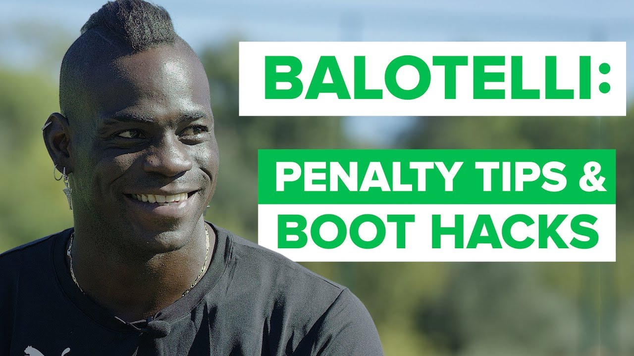 BALOTELLI'S PENALTY TIPS & BOOT HACKS | pro player advice