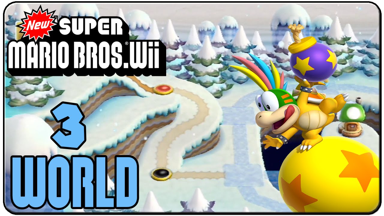New Super Mario Bros. Wii 100% Walkthrough World 3