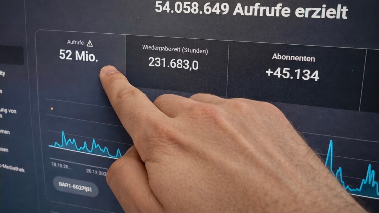 Wie ich 50 Mio. Aufrufe auf Youtube erreicht habe (klaue meine Stategie)