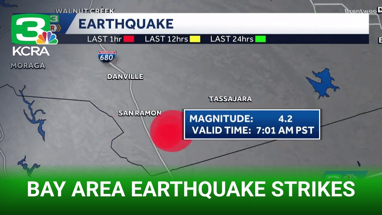 Cluster of earthquakes shakes Bay Area, USGS reports