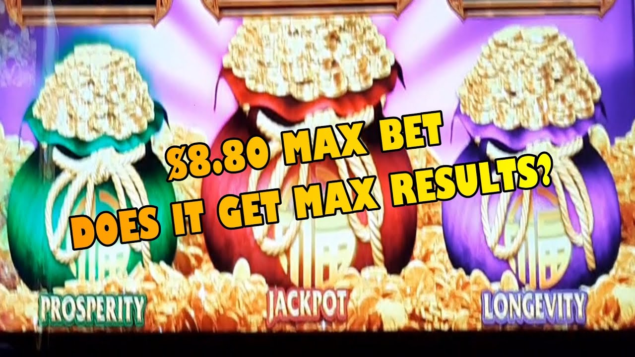 FU DAI LIAN LIAN PANDA SLOTS $8.80 MAX BET - Does it get MAX results?