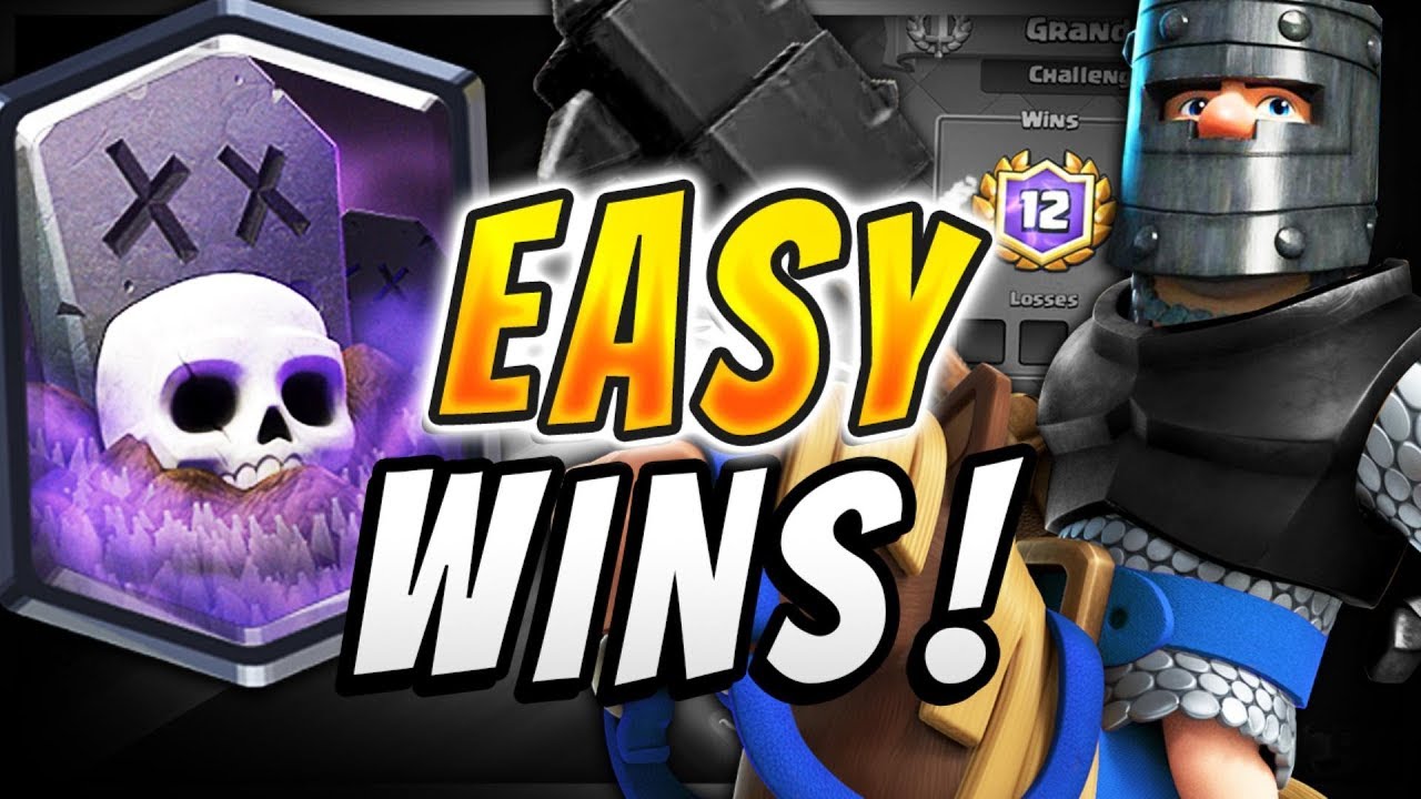 INSANE! NEW GRAVEYARD DECK DOESN'T LOSE — Clash Royale