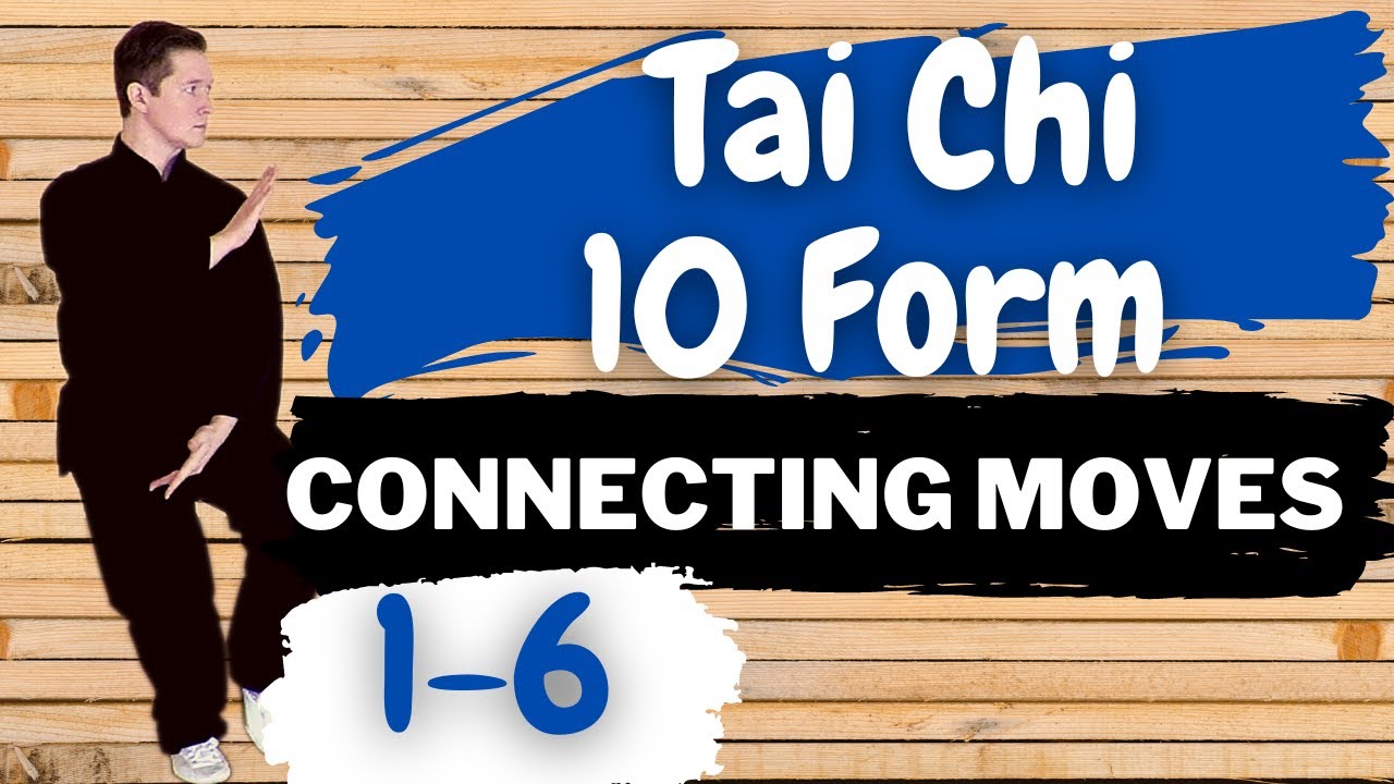 (12) Step by Step for Beginners: Connecting Moves 1-6 | Yang Tai Chi 10 Form (Follow along)
