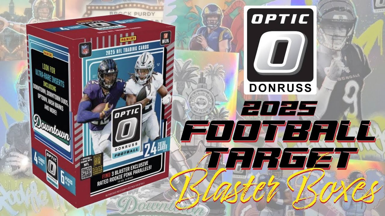 🏈🔥 НЕВЕРОЯТНЫЕ УДАРЫ!! 2 SSP и 1-й UPTOWN🔥🏈 Футбольные бластеры Panini NFL Optic 2025 года от Target