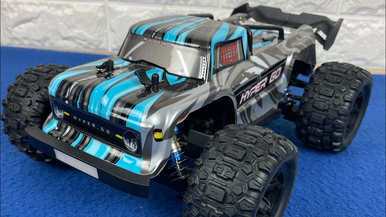 New Top Quality RC Car 2022 MJX HYPER GO 1/16 Unboxing Test 40 km/h RC Car Monster App GPS H16PT