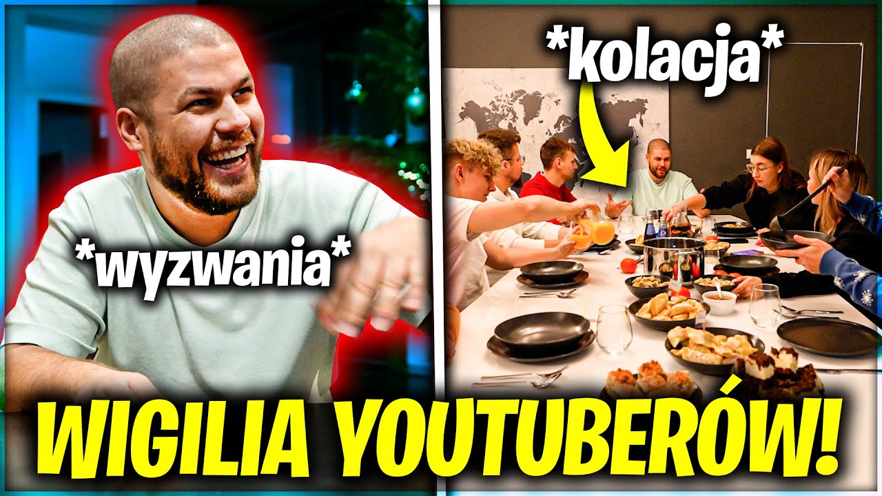 TYPOWA WIGILIA YOUTUBER&Oacute;W!