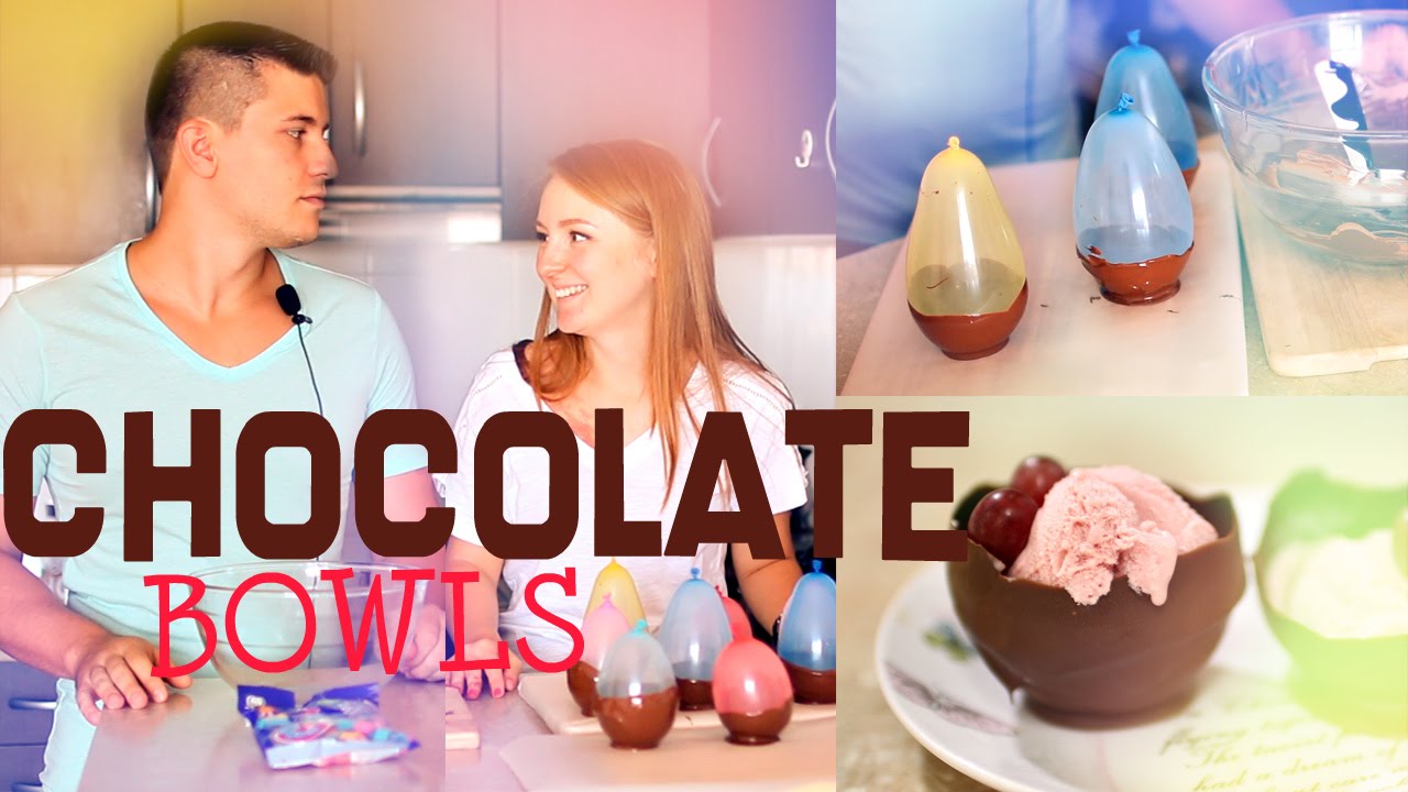 ДЕЛАЕМ ШОКОЛАДНЫЕ ВАЗОЧКИ | HOW TO MAKE BALLOON CHOCOLATE BOWLS  | SWEET HOME