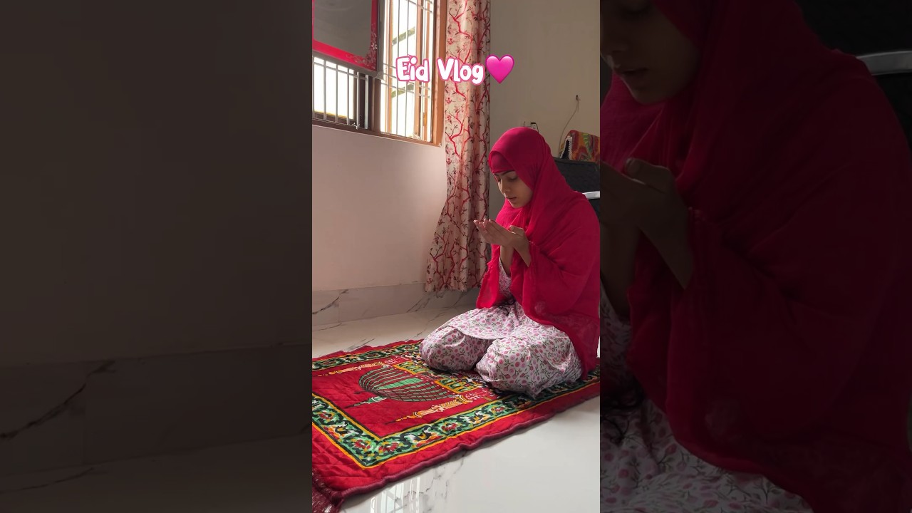 Eid mini vlog🌙+GRWM #eid #minivlog #youtubeshorts