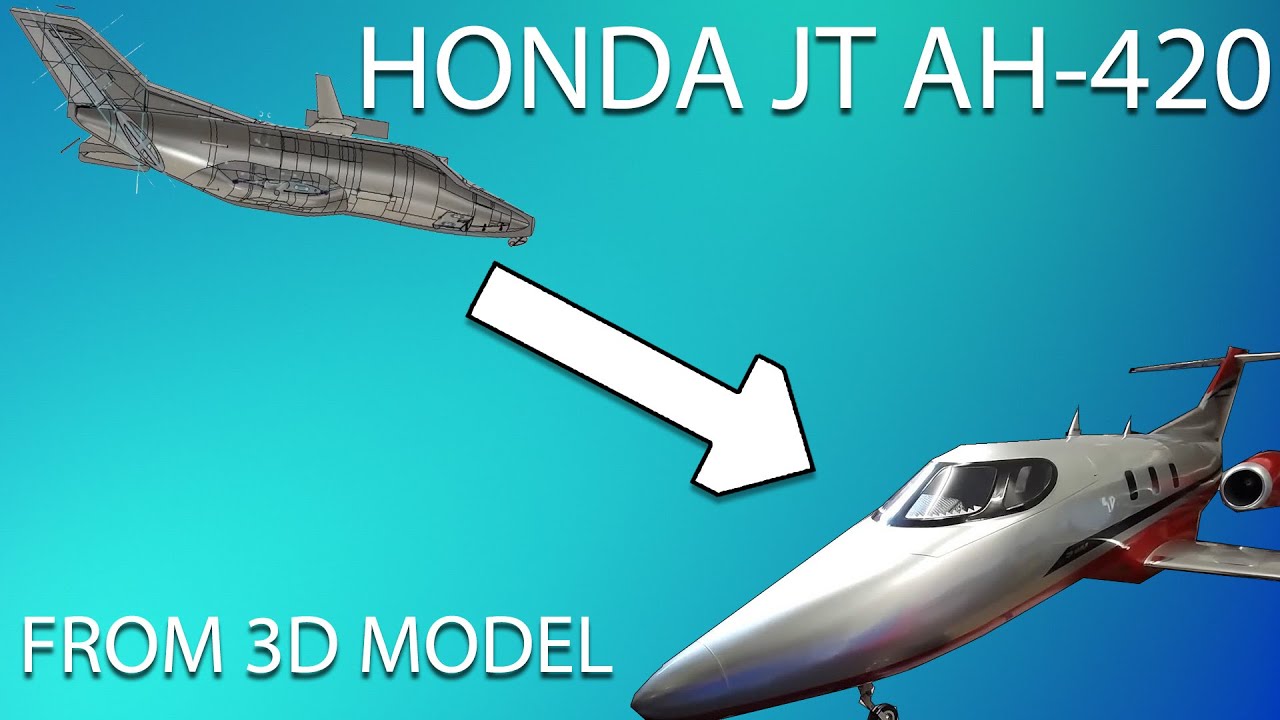 Man Builds Ultrarealistic RC Jet Plane at Scale | HONDA JT AH-420 Replica by 