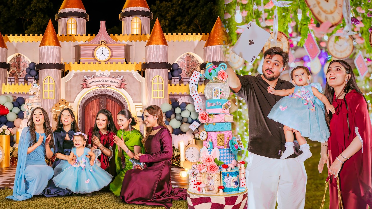 WELCOME TO ANAVIYA'S ONEDERLAND 😍&hearts;️ | Grand Birthday Celebration 🥳 | Sistrology Reaction On Decor 🤯