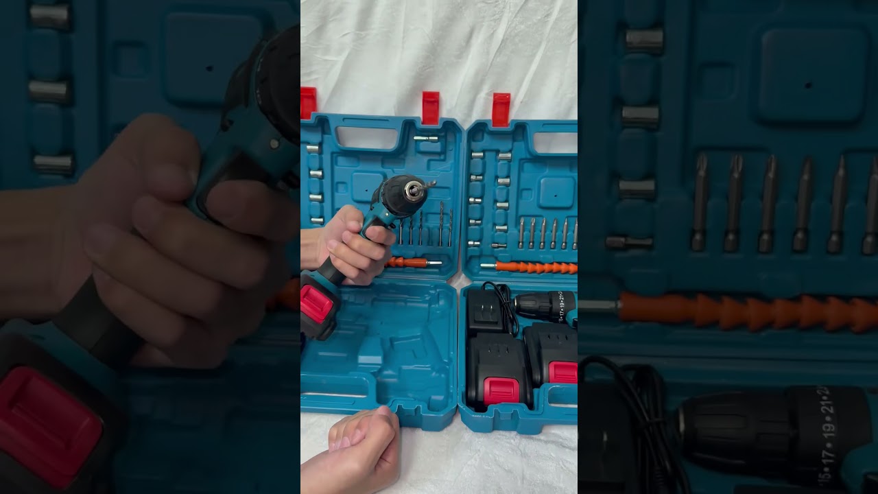 Compact Tool Set for Easy Storage & Portability #toolset #power