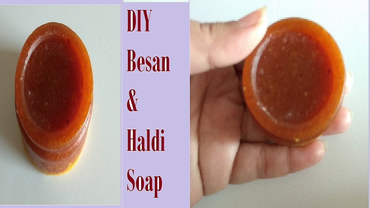 Homemade Besan & Haldi soap........with Aloevera & honey.....