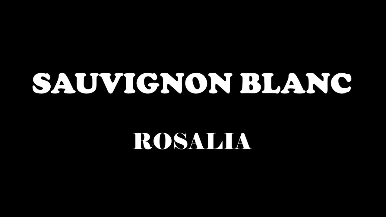 SAUVIGNON BLANC - ROSALIA (KARAOKE ACUSTICO)