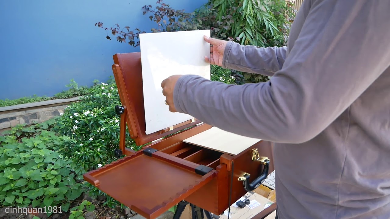 MEEDEN Ultimate HX L5 Plein Air Artist Pochade Box Easel For Oil Paintings dinhquan1981