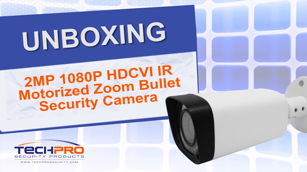 Unboxing - 2MP 1080P HDCVI IR Motorized Zoom Bullet Security Camera