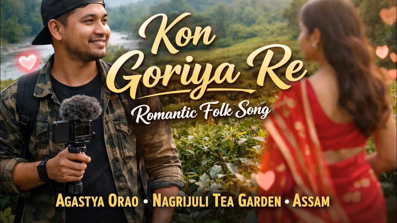Kon Goriya Re ❤️ | Beautiful Tea Garden Love Song | ft. Agastya Orao | Assam Folk Music