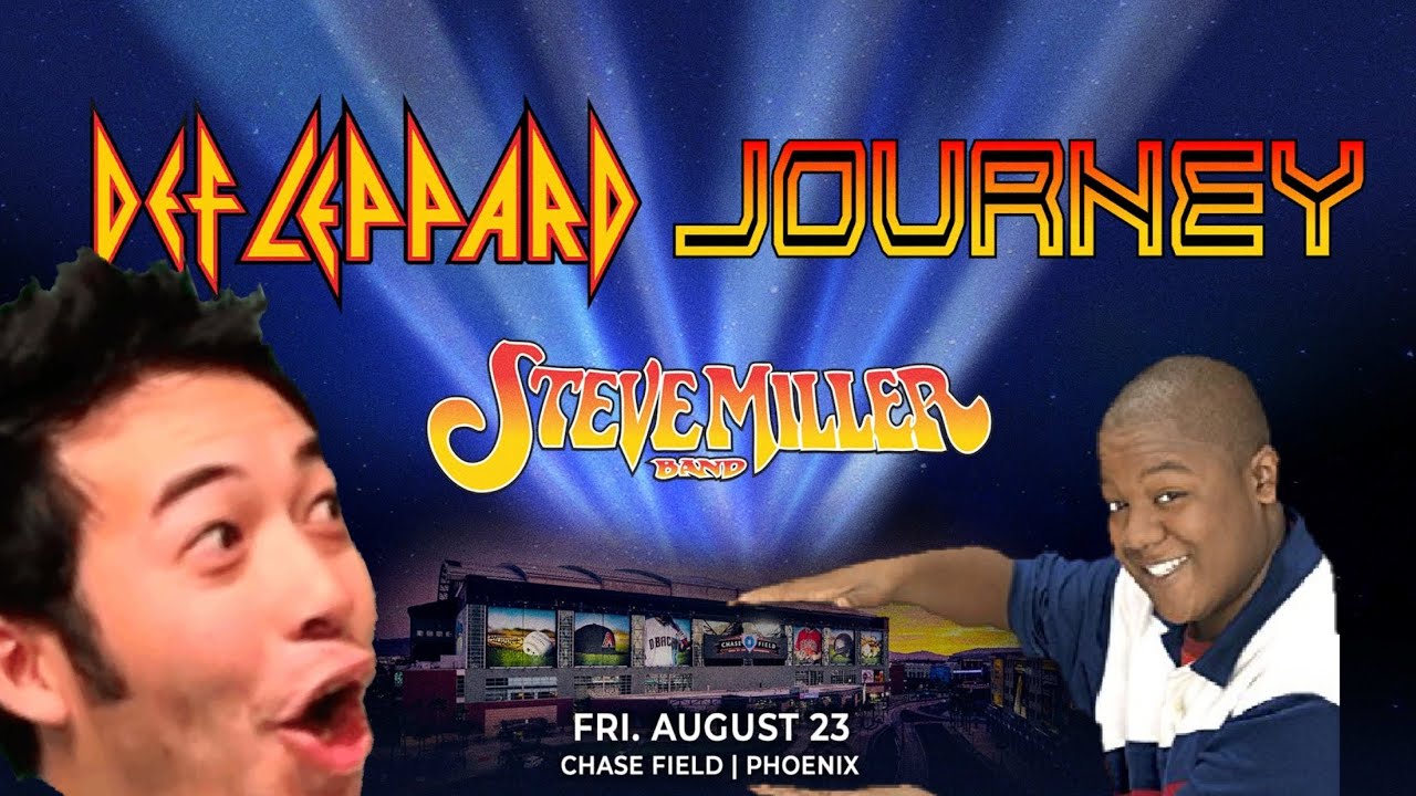 Def Leppard/Journey ft. Steve Miller Band - Summer Stadium Tour, Phoenix AZ (Almost Full Concert)