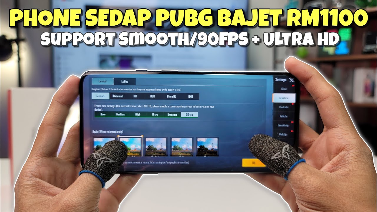 Phone Sedap PUBG Bajet RM1100,Dapat Grafik SMOOTH 90 FPS,Cooling System,Gaming Mode - OnePlus 7 Pro