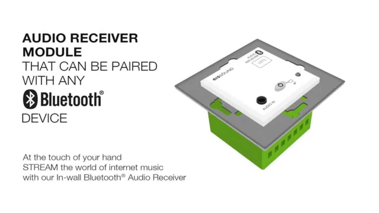 EISSOUND In-Wall Bluetooth Receiver