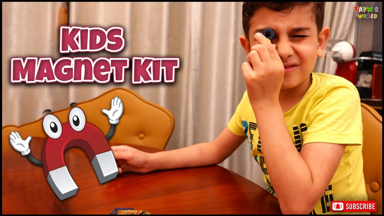 Kids Magnet Kit For Play | Magnets In Science Educational Toys | Magnetic Toys Set | مغناطيس الاطفال