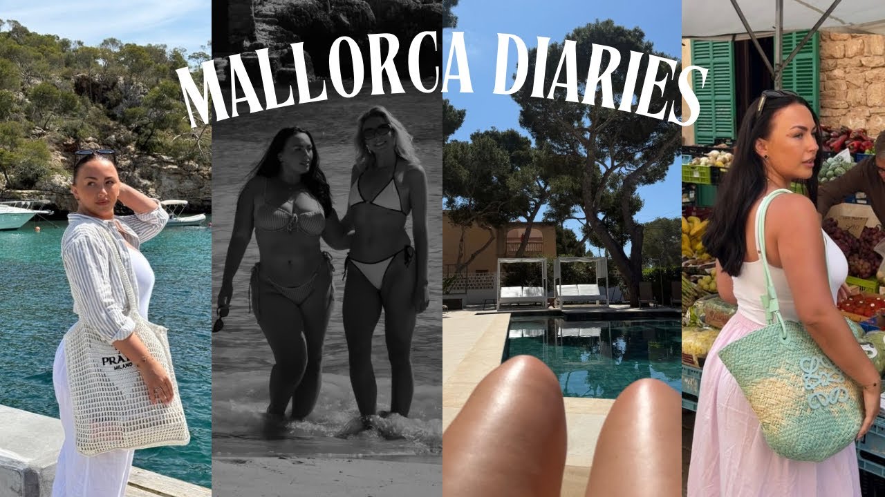 MALLORCA VLOG | girls trip to Cala Figuera, Cala Llomards, Cala D'or and Santanyi 🤍