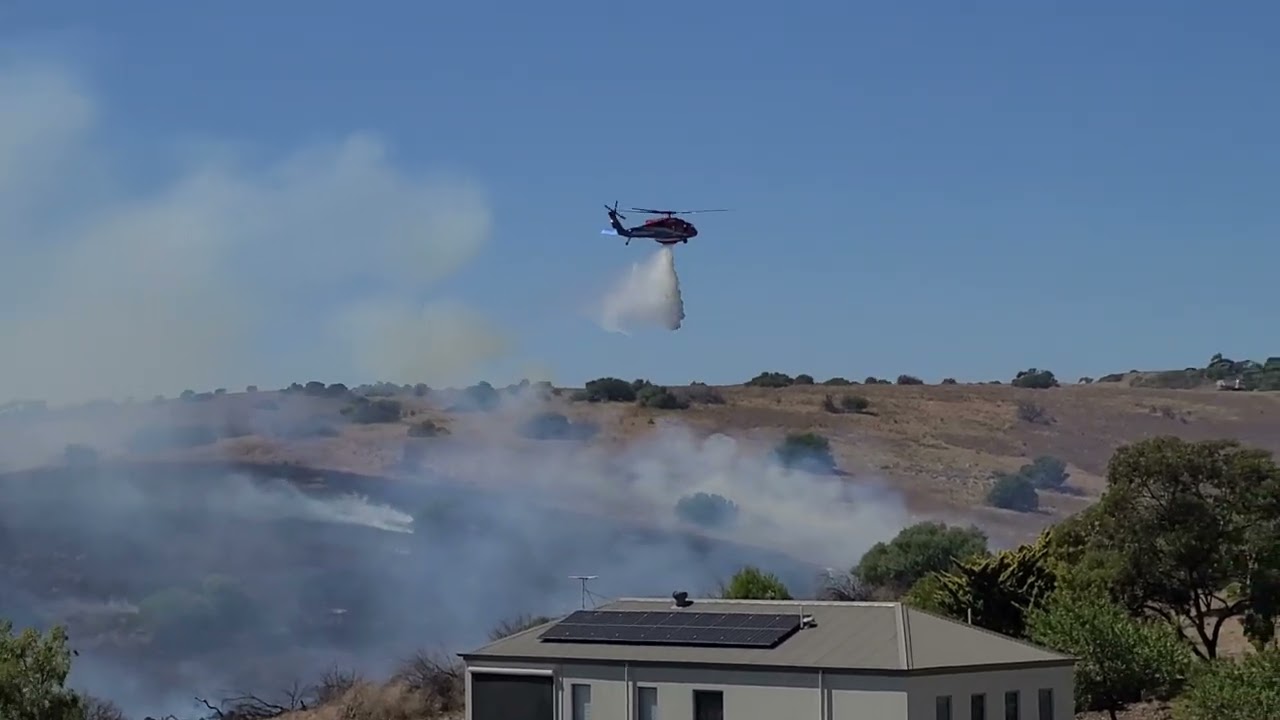 Hallett Cove, Adelaide, South Australia, Fire 22 March 2024