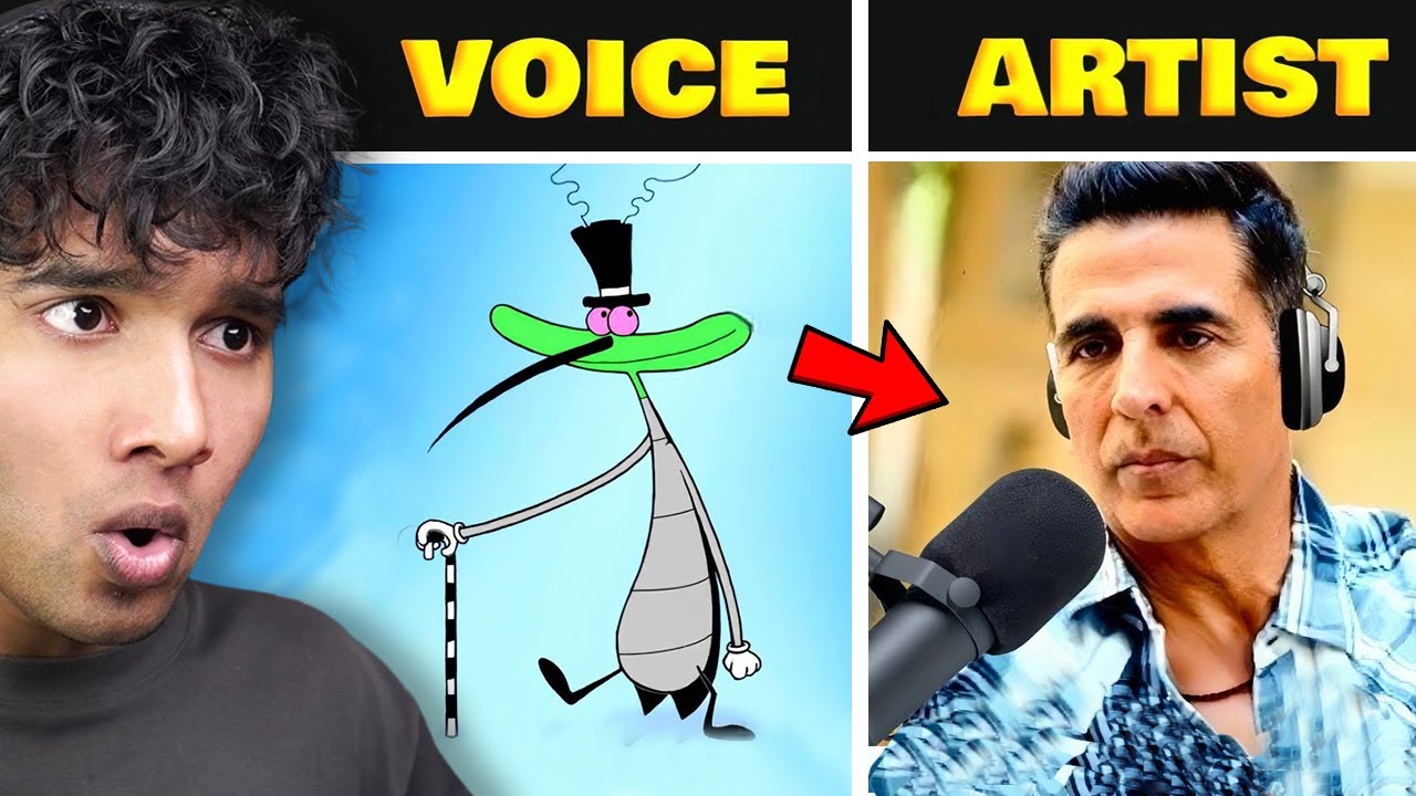 VOICE BEHIND FAMOUS CARTOONS/ANIMES😮