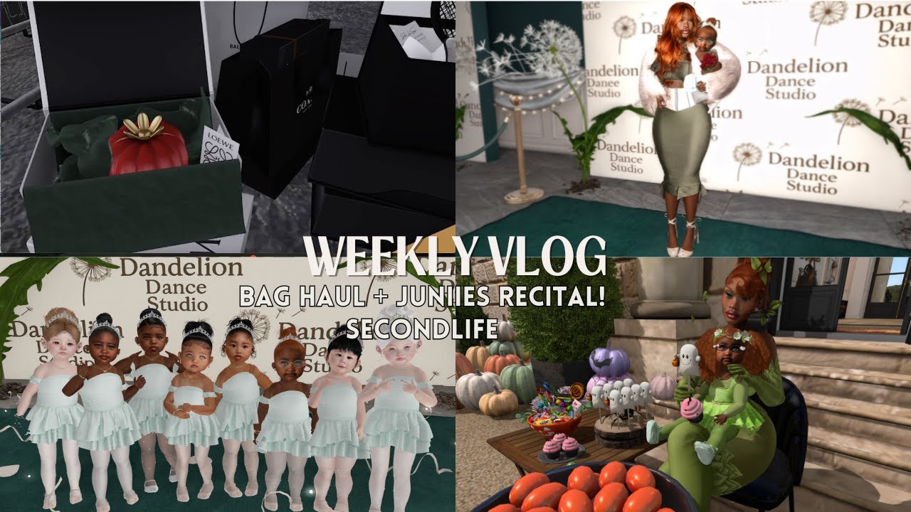 Weekly Vlog: My Bag Haul + Juniie’s Adorable Dance Recital & More! | Second Life