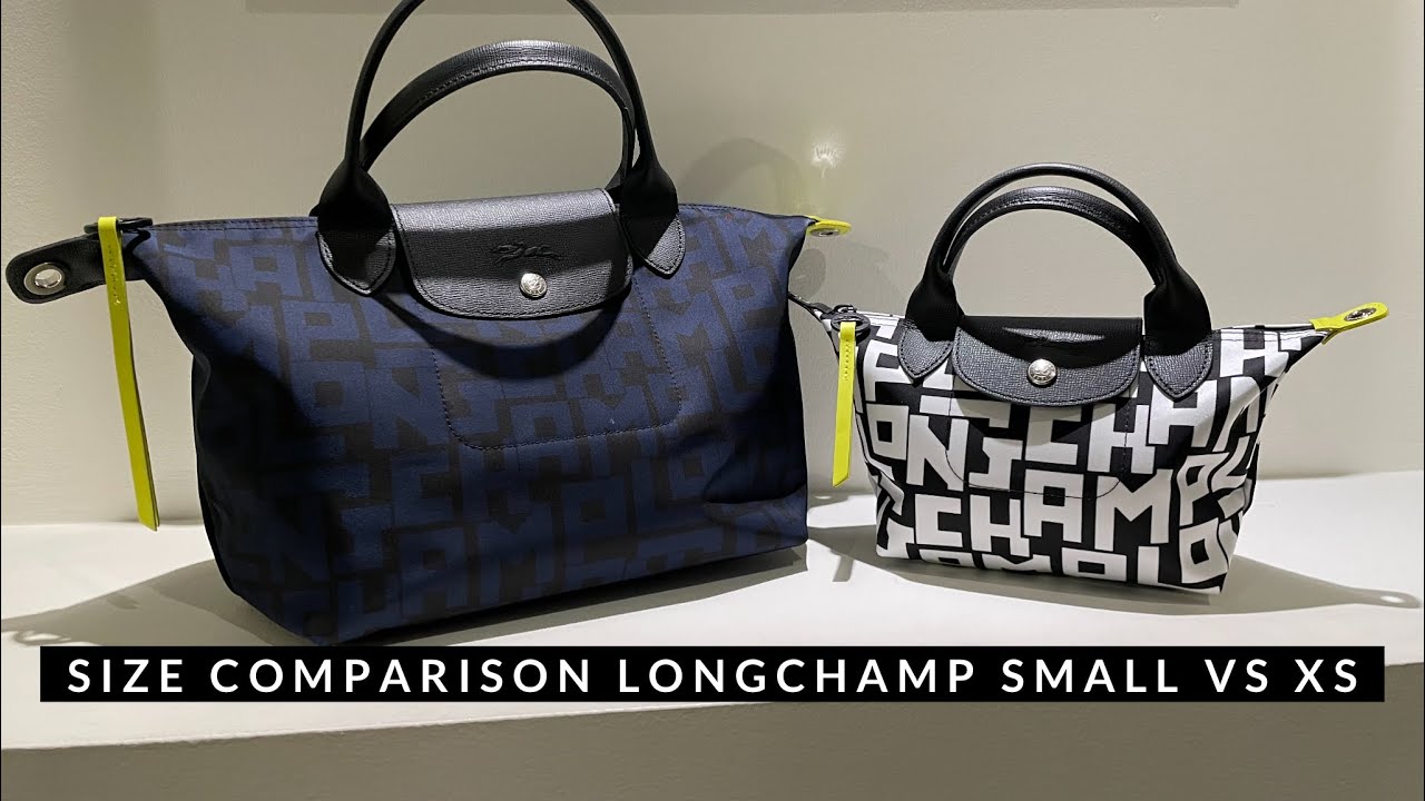 Сравнение размеров Longchamp Le Pliage Top Handle Small и XS/Какие размеры подходят/Обзоры моделей