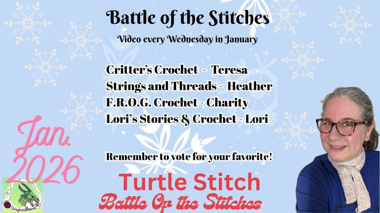 Представляем вашему вниманию январскую новинку конкурса «Битва стежков» | Проекты по вязанию крюч...