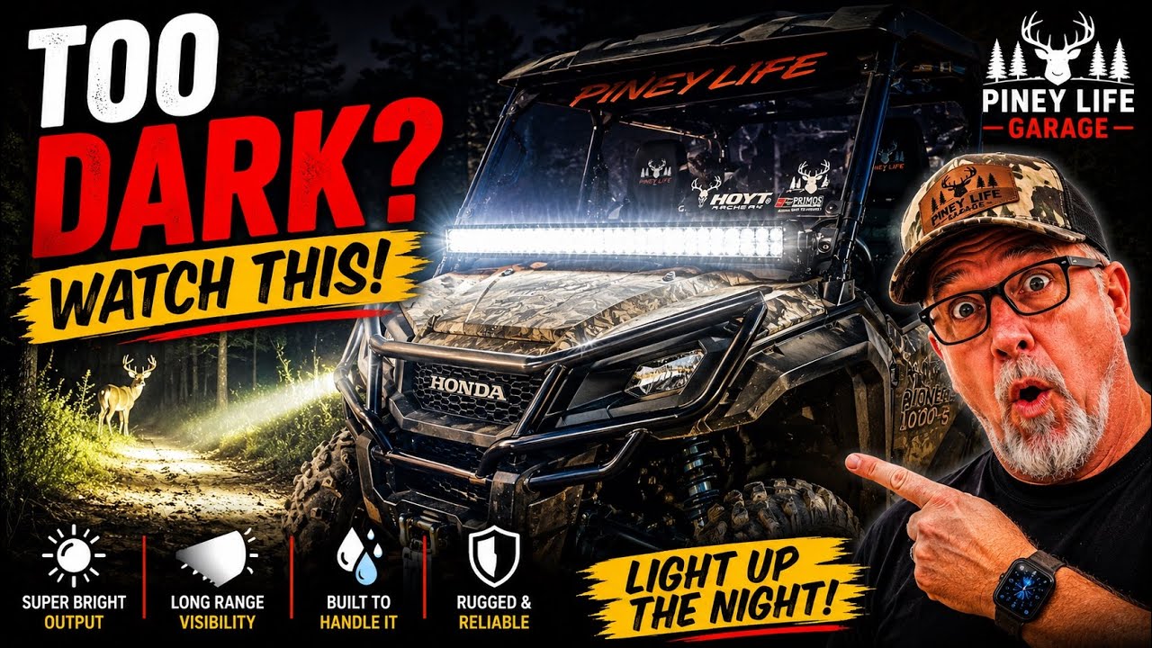 Honda pioneer 1000-5 led light bars