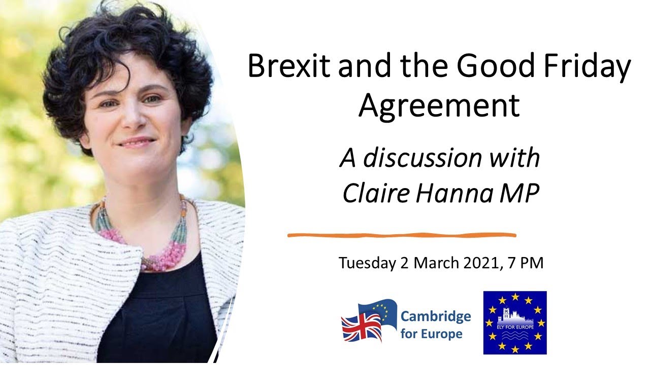 Brexit and the Good Friday Agreement – Claire Hanna MP