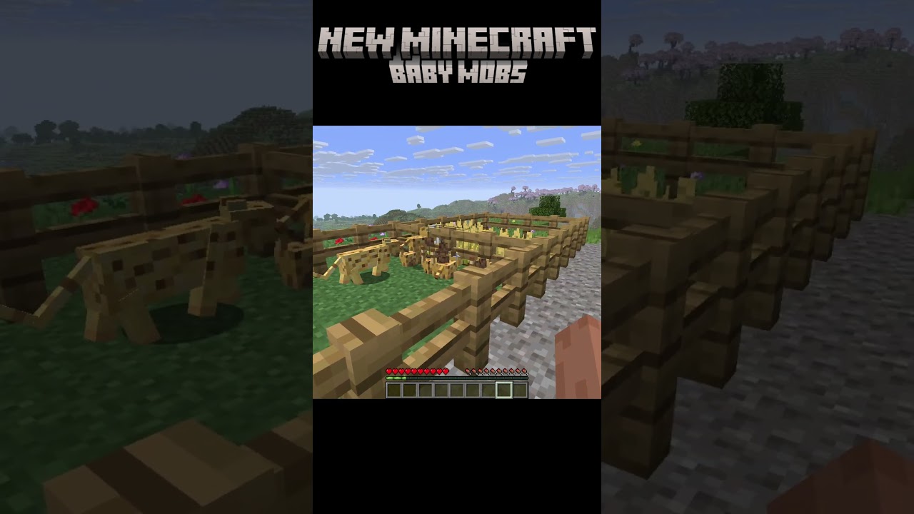New Baby mobs in Minecraft 