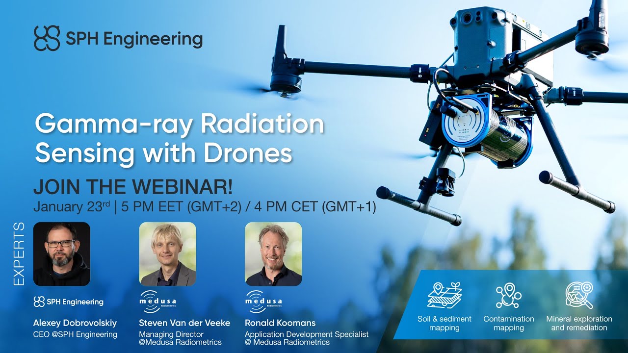 Webinar | Gamma-ray radiation sensing with drones