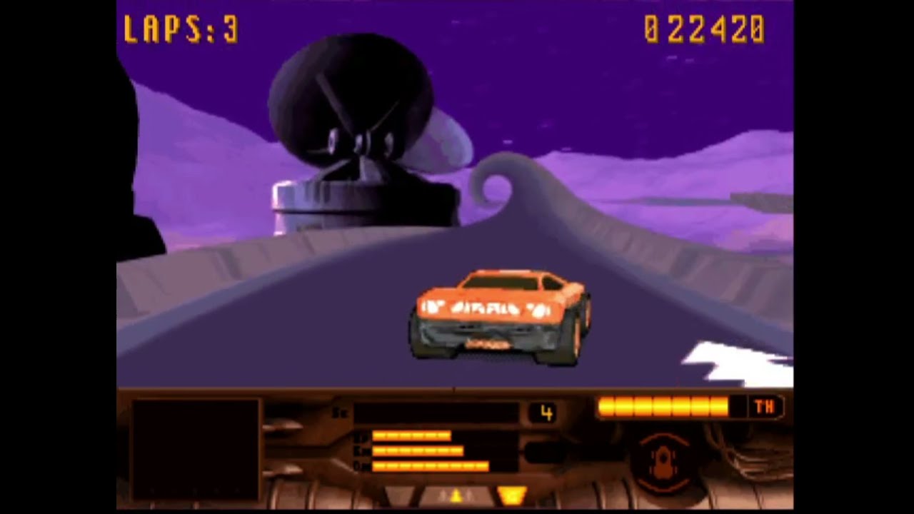 MegaRace (1993) MS-DOS Gameplay in HD