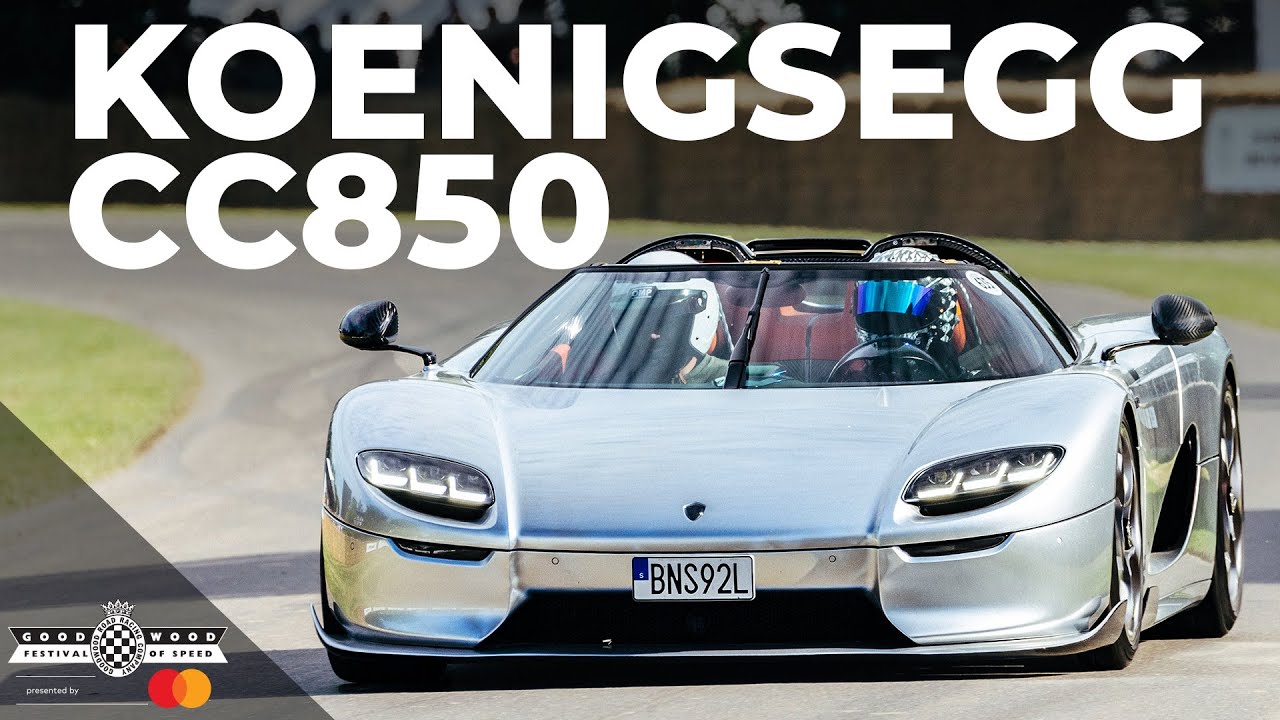 Manual and Automatic? Koenigsegg CC850 makes its Goodwood debut on the Hill