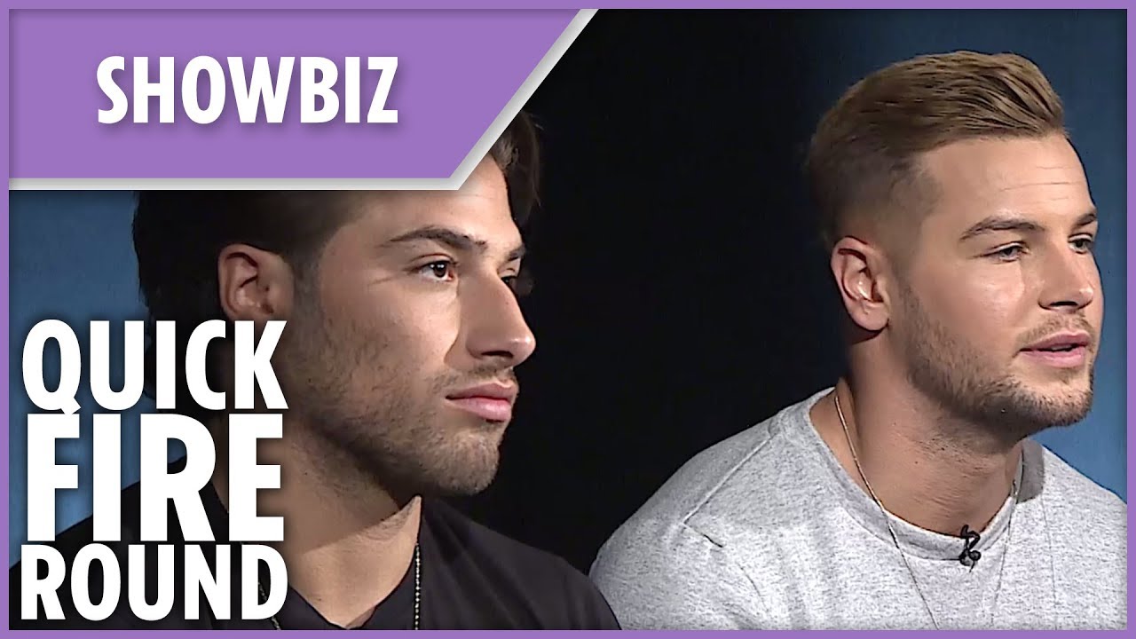 Love Island's Chris Hughes and Kem Cetinay's quick fire interview